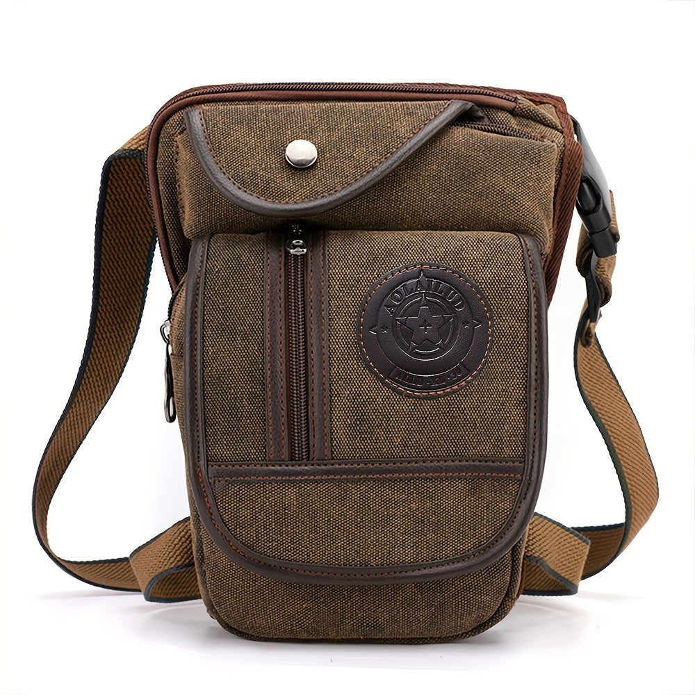 Taktisk Benväska Canvas - Justerbar Drop Leg Bag för Outdoor