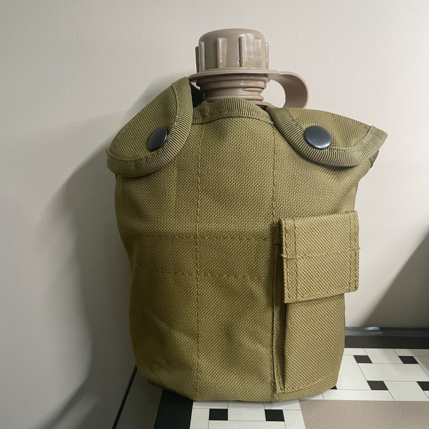 Taktisk Termos Kamouflage - Isolerad Fältflaska 304 Stål