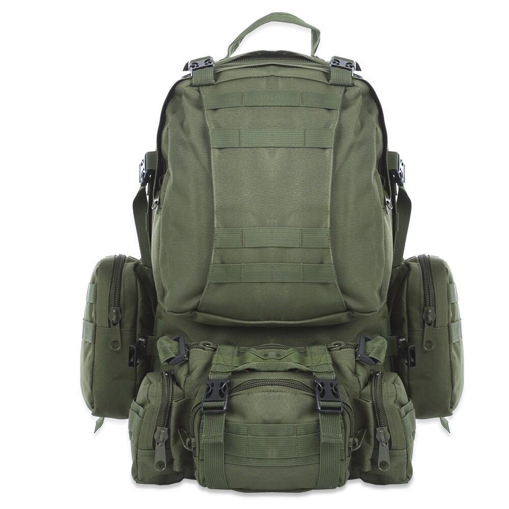 Taktisk Ryggsäck 50L – MOLLE för vandring & expedition