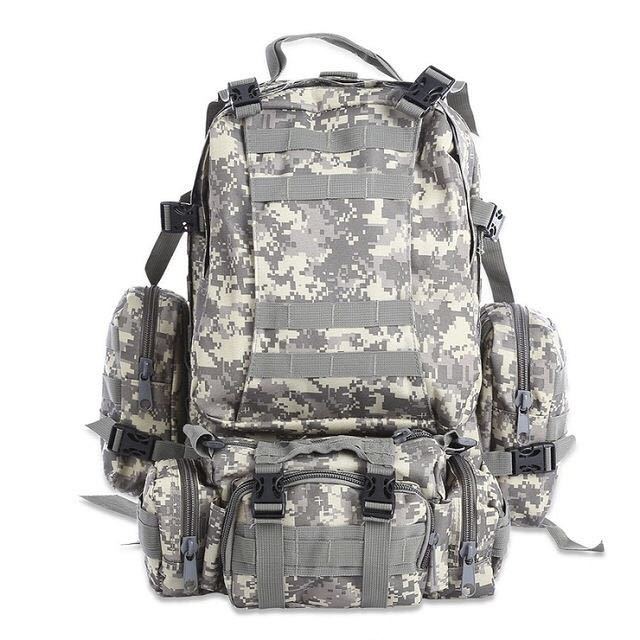 Taktisk Ryggsäck 50L – MOLLE för vandring & expedition