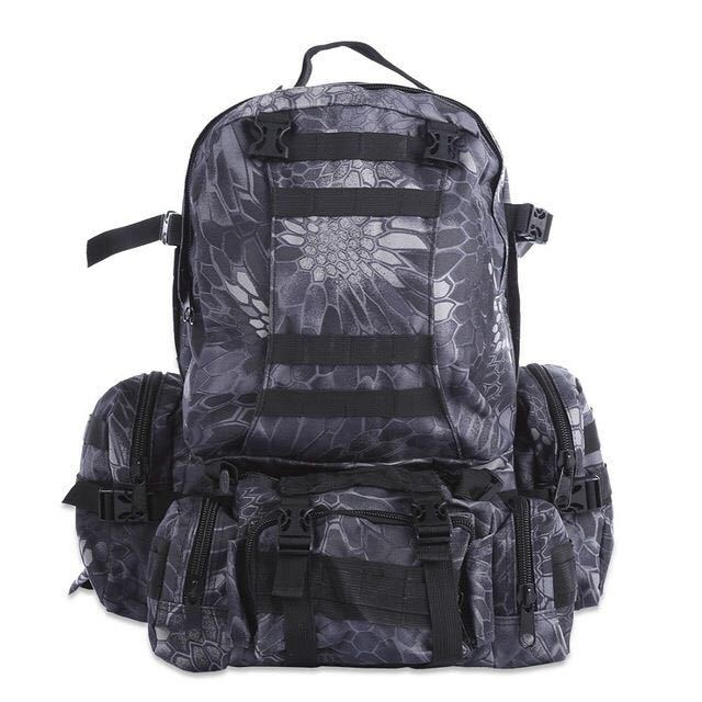 Taktisk Ryggsäck 50L – MOLLE för vandring & expedition