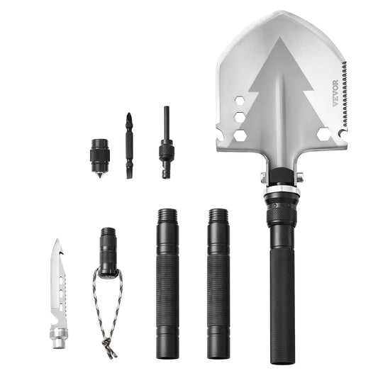 Multispade – 11 funktioner för camping & beredskap