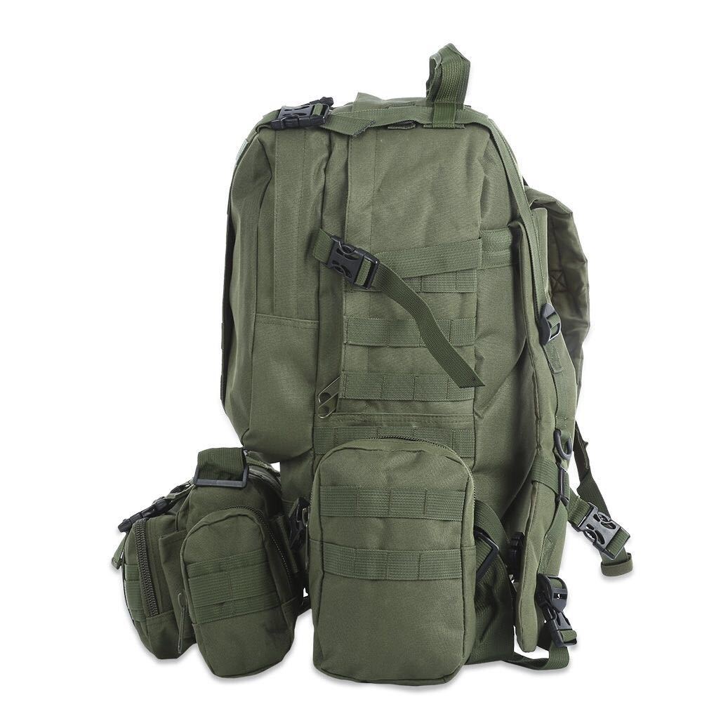 Taktisk Ryggsäck 50L – MOLLE för vandring & expedition