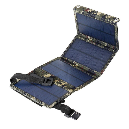 BOREAL Solar Fold vikbar solcellsladdare 7W för camping och krisberedskap