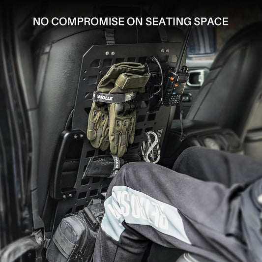 Taktisk MOLLE-panel – Bärbar Rigid Organizer för Fordon