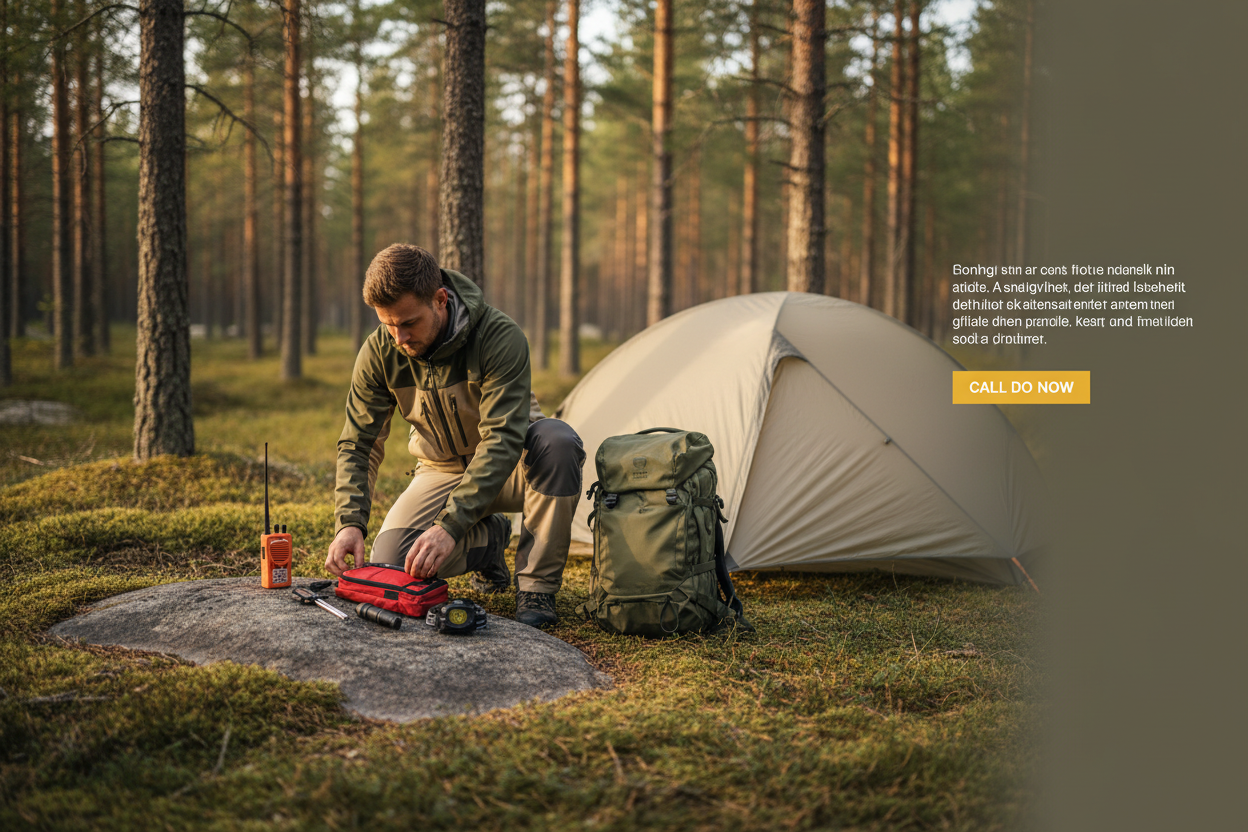 Nordic Outdoor Hero — Alternativ 3, packning